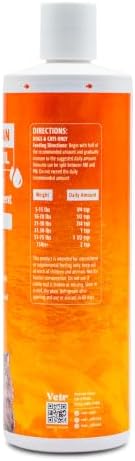 Vetr Norwegian Salmon Oil for Dogs & Cats, 16.9 oz Squeeze Bottle - Pure Wild-Caught Omega-3 Fish Oil Liquid Supplement - Supports Healthy Skin & Shiny Coat