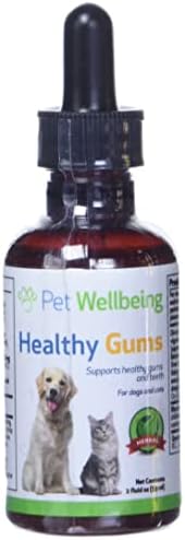 Pet Wellbeing - Healthy Gums for Dogs - Natural Supplement for Healthy Gums, Teeth and Breath Against Dog Gingivitis - 2oz (59ml).