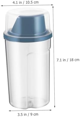 balacoo 4pcs Pet Food Storage Dog Storage Container Slanted Pour Spout Freshness Preserved and Easy Handling