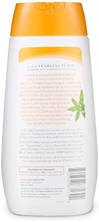 Arm & Hammer Tearless Puppy Shampoo, Coconut Lime Verbena, 16 Fl Oz | 2-in-1 baking soda formula, gentle tear-free wash, suitable for puppies 8 weeks and older