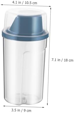 3sets Dog Food Holder Storage 1000ml Airtight Pet Food Containers Easy Refill and Dispensing, 2-Pack, 1000ml, Bluex3pcs