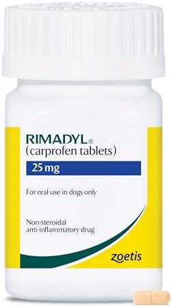 Rimadyl (carprofen) for Dogs, 25 mg, 180 Caplets