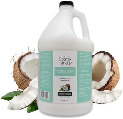 The Coat Handler Deshedding Dog Conditioner, Coconut Milk, 1 Gallon, 16:1
