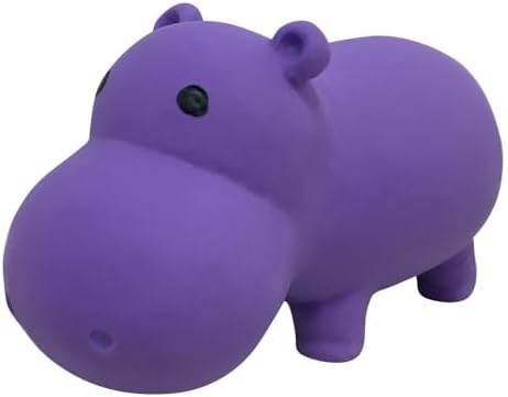 FOUFIT 85646 Zoo Chew Latex Toy for Dogs, Hippo, 5"