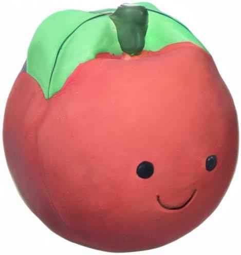 Petface Latex Tomato Soft Chew Dog Toy, Large | Durable Latex, Built-In Squeaker, for Fetch, Engaging Playtime