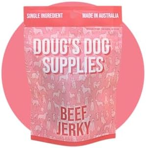 Doug's Dog Supplies Beef Jerky for Dogs - Single Ingredient, Grain-Free, High-Protein (1 Ounce (Sampler), Beef)