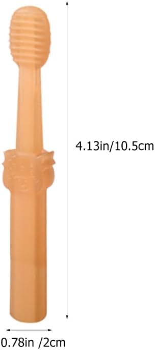 Abaodam PET Toothbrush Set for Dogs and Cats Portable Silicone Toothbrushes with Plaque Removal Features for Oral Care
