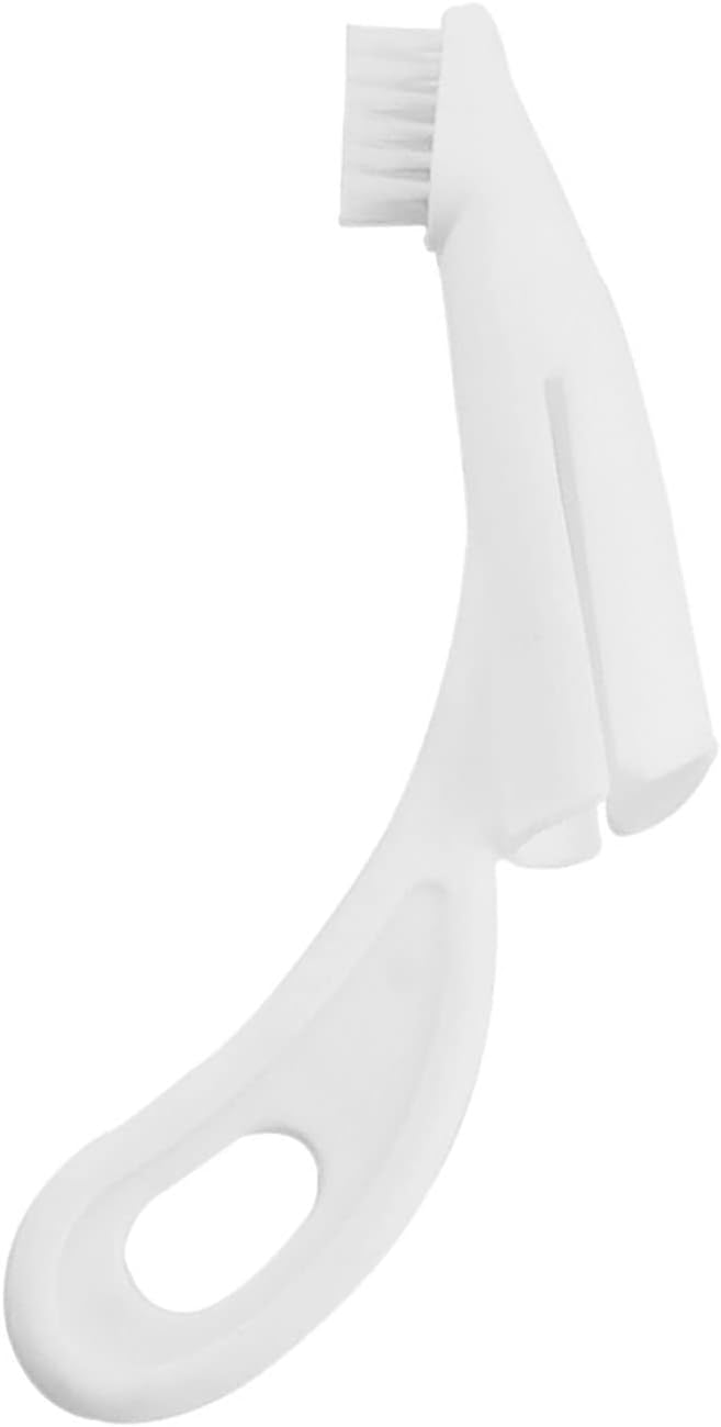 Dog Tooth Brush, Cat Toothbrush, Nylon Remove Finger Toothbrush for Dogs Dog Finger Toothbrush for Small & Large Pet (White)