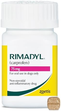 Rimadyl (carprofen) for Dogs, 75 mg, 30 Chewable Tablets