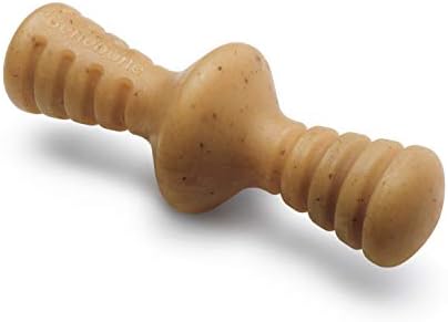 Benebone Zaggler Rolling Dog Chew Toy for Aggressive Chewers, Real Chicken, Made in USA, Medium
