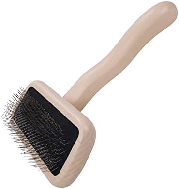 Chris Christensen Karben II Slicker Brush for Dogs, Small, Stainless Steel, Brown