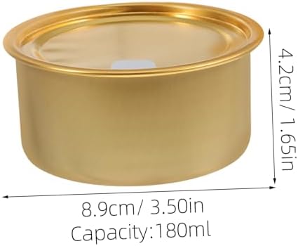 iplusmile 10 Pcs Empty Aluminum Cans with Can Lids Self-seal Tea Tins Storage for Pet Food Bulk Cookie Tins