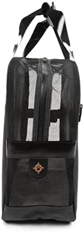 Sherpa Tote Around Town Travel Pet Carrier, Stay Clean Technology, Black, Small