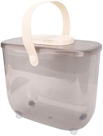 Airtight Vacuum Pet Food Storage Container, 16.5lbs Large Capacity ABS Plastic Dry Food Bin with Intelligent Seal Technology, for Cats Dogs Bird Seed Organization