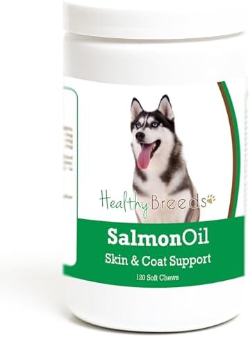 Healthy Breeds Siberian Husky Salmon Oil Soft Chews 120 Count