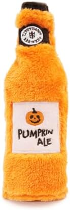 ZippyPaws Halloween Happy Hour Crusherz Pumpkin Ale Dog Toy