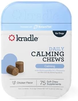 Kradle Calming Chews for Dogs, 75 Chews