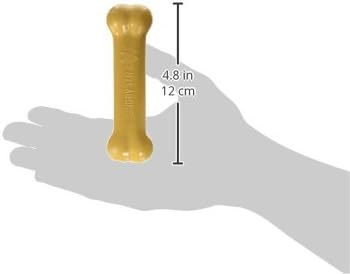 Nylabone Power Chew Original Bone Chew Toy, Peanut Butter Flavor, Small | Durable chew toys, long lasting, flavor throughout, discourages destructive chewing, keeps dogs busy, for dogs up to 25 lbs
