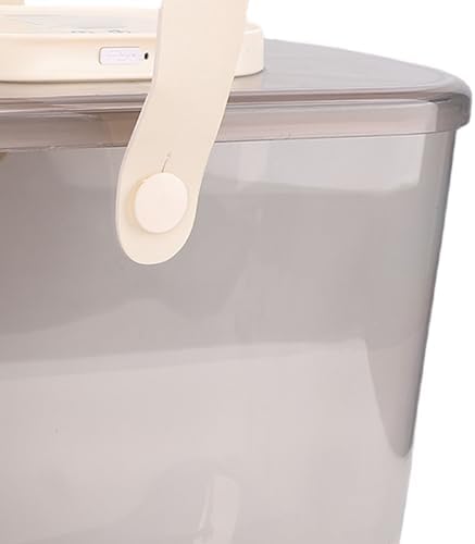 Airtight Vacuum Pet Food Storage Container, 16.5lbs Large Capacity ABS Plastic Dry Food Bin with Intelligent Seal Technology, for Cats Dogs Bird Seed Organization