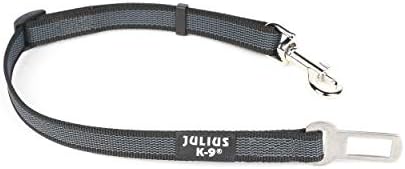 Julius-K9 Seat Belt Connector, Size 2, Black/Gray