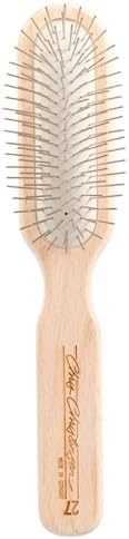 Chris Christensen 27 mm Oblong Pin Dog Brush, Stainless Steel, Brown