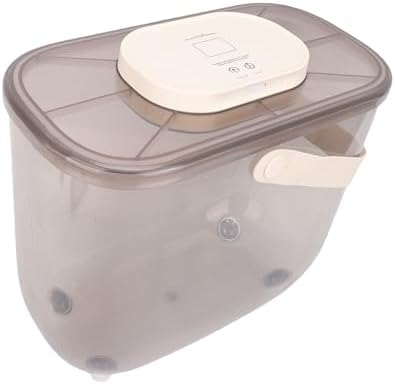Airtight Vacuum Pet Food Storage Container, 16.5lbs Large Capacity ABS Plastic Dry Food Bin with Intelligent Seal Technology, for Cats Dogs Bird Seed Organization
