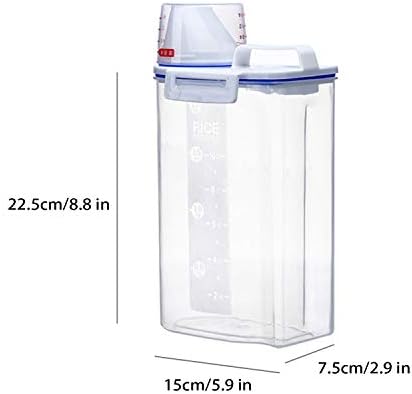 Rocutus Pet Food Storage Container, White