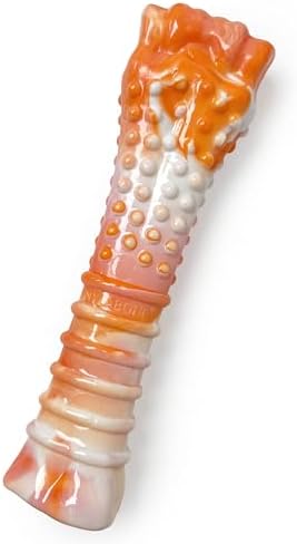 Nylabone Limited Edition 70th Birthday Textured Bone Power Chew Toy for Dogs, Durable & Tough Dog Toys for Aggressive Chewers, Roasted Chicken Flavor, X-Large Dogs - 50+ lbs (1 Count) (Pack of 6)