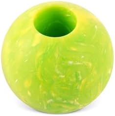 P.L.A.Y. Cute Outdoor Dog Toys - ZoomieRex IncrediBall Rubber Ball Toy, Great for Puppies & Small, Medium, Large Dogs - Dishwasher Safe, Indestructible, Floats in Water, Beach Friendly (Green, Small)