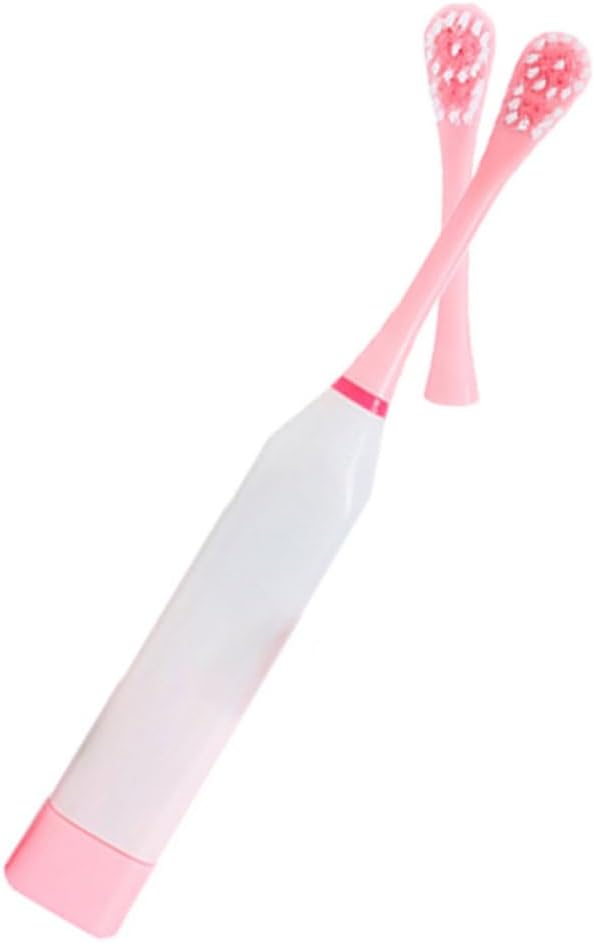 1PC Professional Electric Dog Toothbrush Ultrasonic Technology Pet Toothbrush Dog Brush Addition Bad Breath Tartar for Small Medium Large Dogs and Cats(Pink) Pet Electric Toothbrush