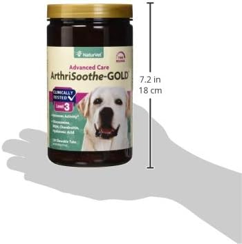 NaturVet Advanced Joint Care Supplement, Dogs & Cats, 120ct