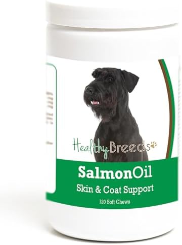 Healthy Breeds Giant Schnauzer Salmon Oil Soft Chews 120 Count