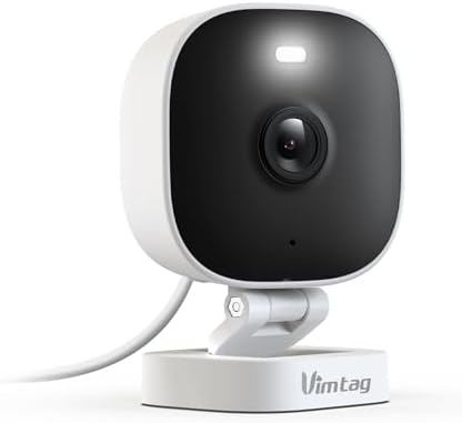 VIMTAG 5G/2.4G 4MP Cameras for Home Security-Outdoor/Indoor Camera for Dog/Cat/Pet/Nanny/Baby, Wired, Color Night Vision, Free AI Detection, 2-Way Audio, 24/7 SD Recording,Support Alexa Cloud SD Card