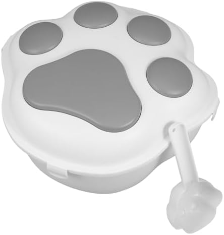 VICASKY Small Gray Airtight Dog Food Storage Container with Lid, Small, Gray
