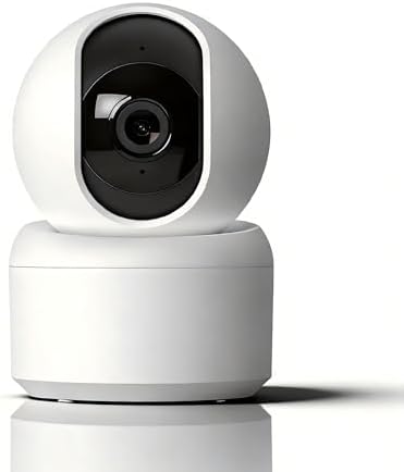 Indoor Pan/Tilt Home Security Camera 2K 3MP, 360 Degree Wireless WiFi Webcam/Monitor for Baby/Elder/Nanny with Night Vision & Phone App, 2 Way Audio, Cloud & SD Card Storage
