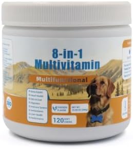 8-in-1 Multivitamin Supplement for Dogs, Dog Vitamins for Joints Health