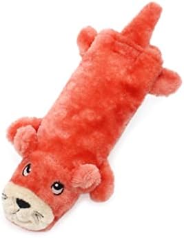 ZippyPaws Bottle Crusherz - Interactive Dog Toys to Keep Them Busy, Squeaky Plush Pet Toy for All Breeds, Small, Medium, & Large Dogs, Crinkle Water Bottle Toy - Otter