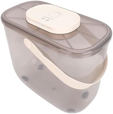 Airtight Vacuum Pet Food Storage Container, 16.5lbs Large Capacity ABS Plastic Dry Food Bin with Intelligent Seal Technology, for Cats Dogs Bird Seed Organization