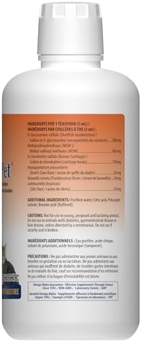 Omega Alpha Pets Performance and Mobility- GlucosaPet (1L)