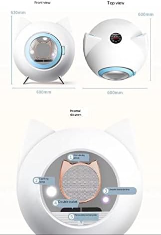 Pet Drying Box Cat Household Commercial Small Dog Hair Dryer Special Water Blower (White)