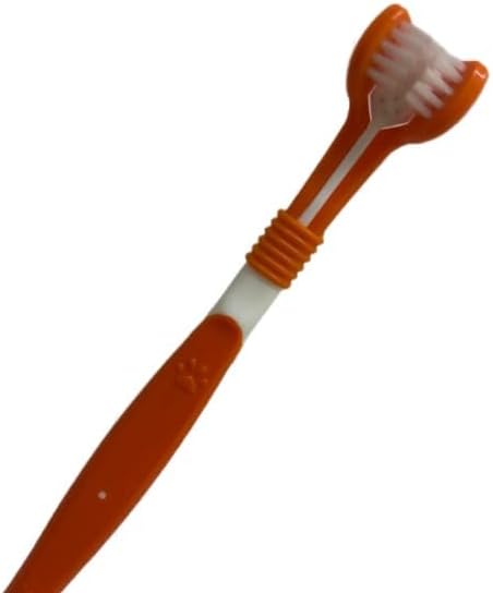 Pet Toothbrush for Dogs & Cats – Dual-Head Pet Toothbrush, 2-Pack Soft Bristle Dental Care Set, Ergonomic Handle, Plaque & Tartar Removal, Assorted Colors