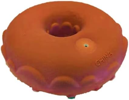 Latex Donut Dog Toy (Pink)