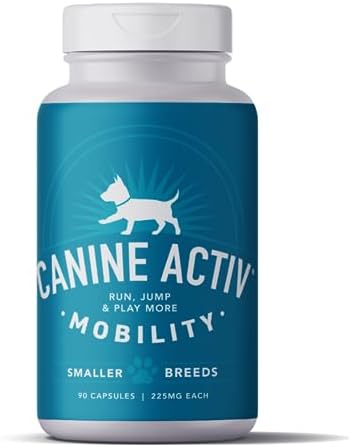 Mobility Support Capsules for Small Dogs, Supports Recovery and Promotes Healthy Joints and Muscles from Activity-Induced Discomfort, 90 Count