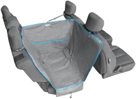 Kurgo Heather Half Hammock Seat Cover - Heather Grey