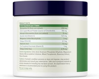 YuMOVE Senior Dog Joint Supplement Glucosamine & Green Lipped Mussel 240ct