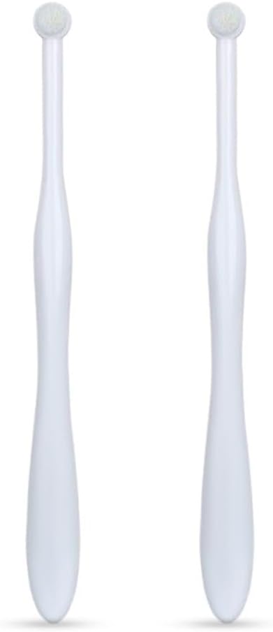 MiOYOOW 2PCS Dog Toothbrush, Pet Toothbrush with Ultra Soft Bristles for Sensitive Pet Teeth & Gums Puppy Kitten Cats Small Breed Dogs