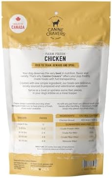 Canine Cravers Single Ingredient Dog Treats - Variety 3 Pack