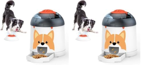 Potaroma Dog Puzzle Feeder Toy, 280ml, White