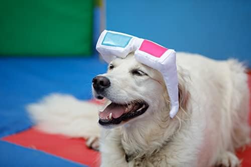 Petface Retro 3D Glasses Plush Dog Toy with Squeaker (Pack of 1) | Lightweight & Durable Plush, Fun 3D Design, for Fetch & Cuddle