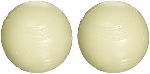 Chuckit! Dog Max Glow Ball Bright Playtime at Night (2 Pack), Large